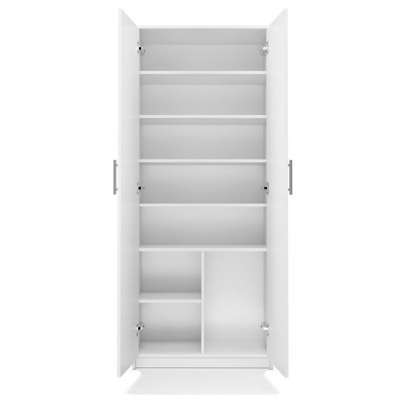 Filing cabinet OLIV 2D 74x35x180 cm white - 5