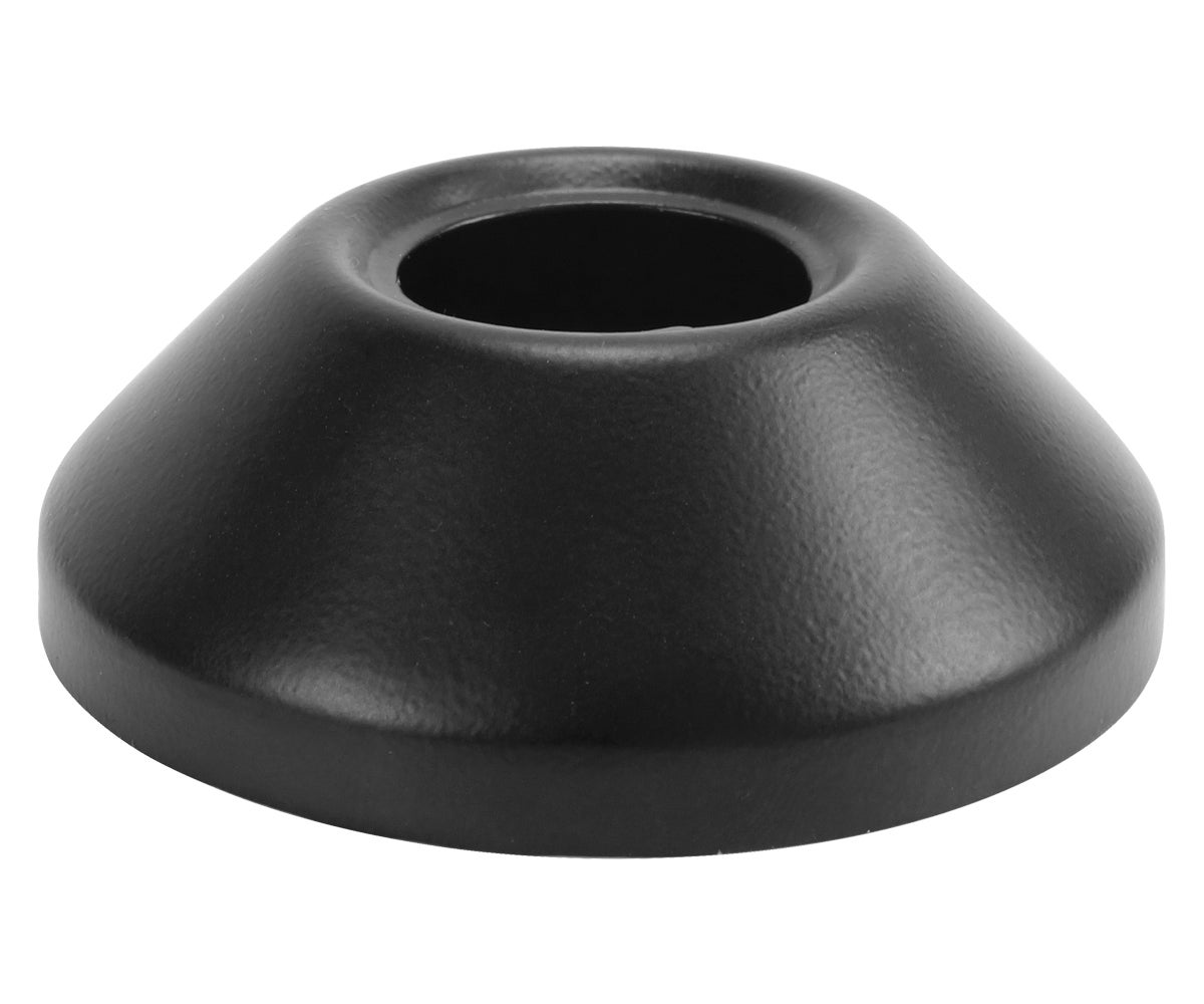Rozeta stożkowa czarna 3/4", wysokość 25 mm