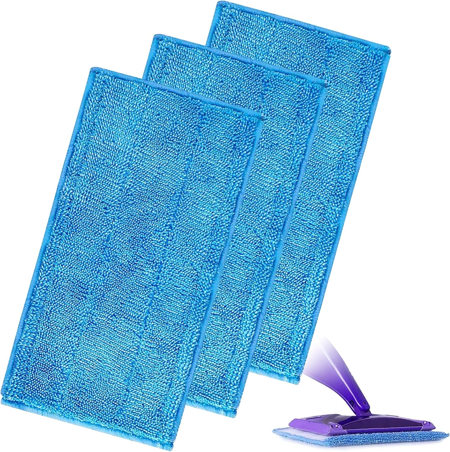 Szt. wielorazowych chusteczek do mopa Swiffer WetJet Wood, wymienne mopy z mikrofibry, wymienne ściereczki do mopa Swiffer Wet Jet Spray