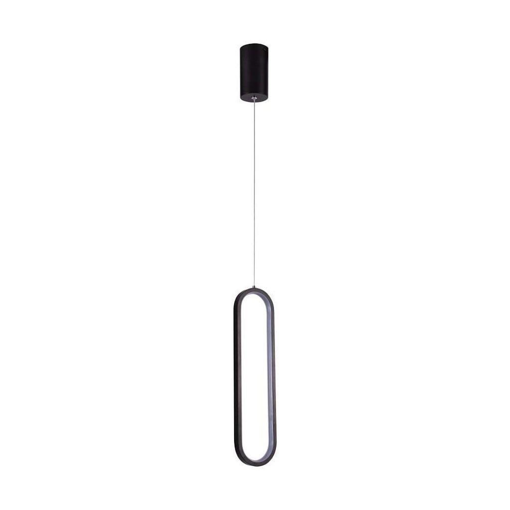 Lampa wisząca LED 13W, czarna, 10*70*153 cm, 4000K