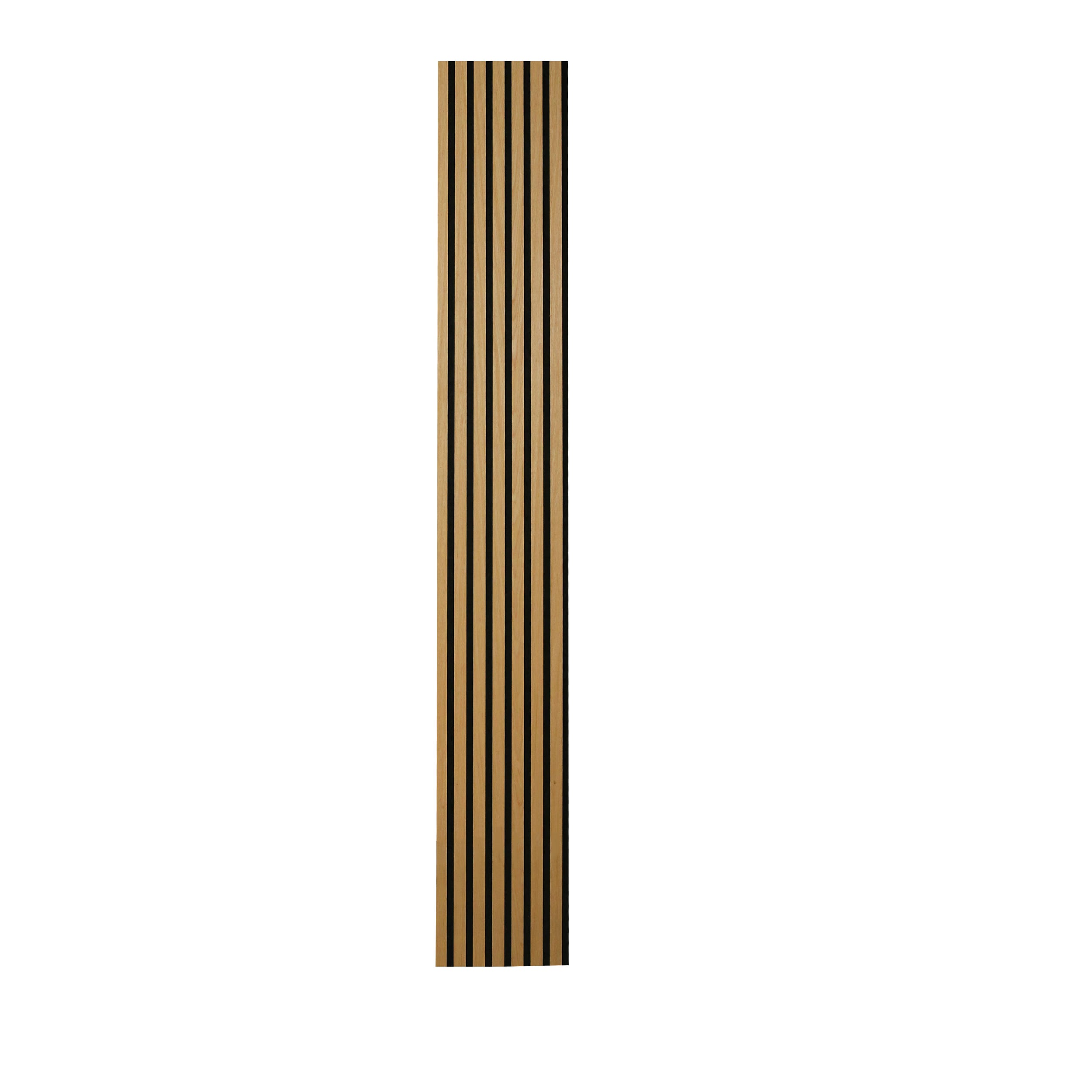 Kit cabecero - Revestimiento de pared palillería de 150x260 cm y 2 estantes negros 23,5 x 23,5 cm - 2