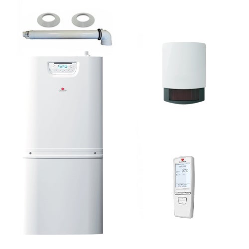 Chaudière Gaz Condensation DuoMax Condens Saunier Duval 34 kW Chauffage + Eau Chaude Ballon 150 L