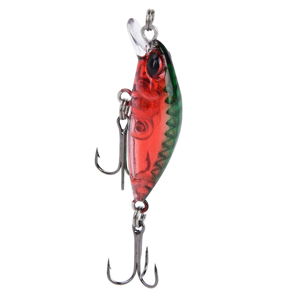 Set Esche Da Pesca Articolate - 5 Pezzi Con Glitter, Ami Tripli, Per Acqua Dolce E Salata