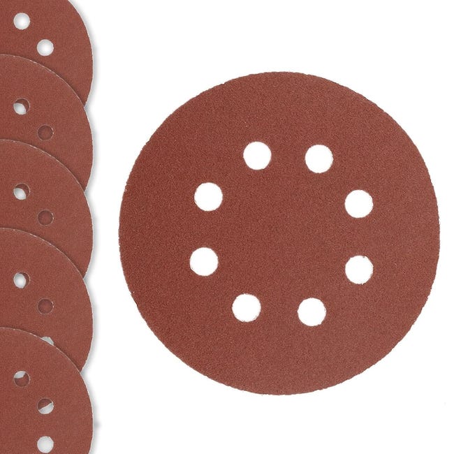 Dischi Abrasivi Da 150 Mm - 100 Pezzi Di Carta Vetrata Grana Da 40 A 2000 Per Levigatura E Finiture Perfette 96237782 - Foto 6
