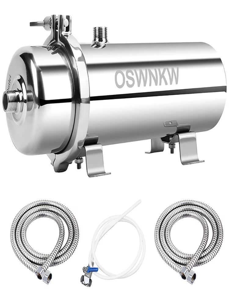 Filtre à Eau Pour Robinet De Cuisine - Purificateur Au Charbon Actif - Élimine Chlore, Métaux Lourds - Installation Facile Sans Outils