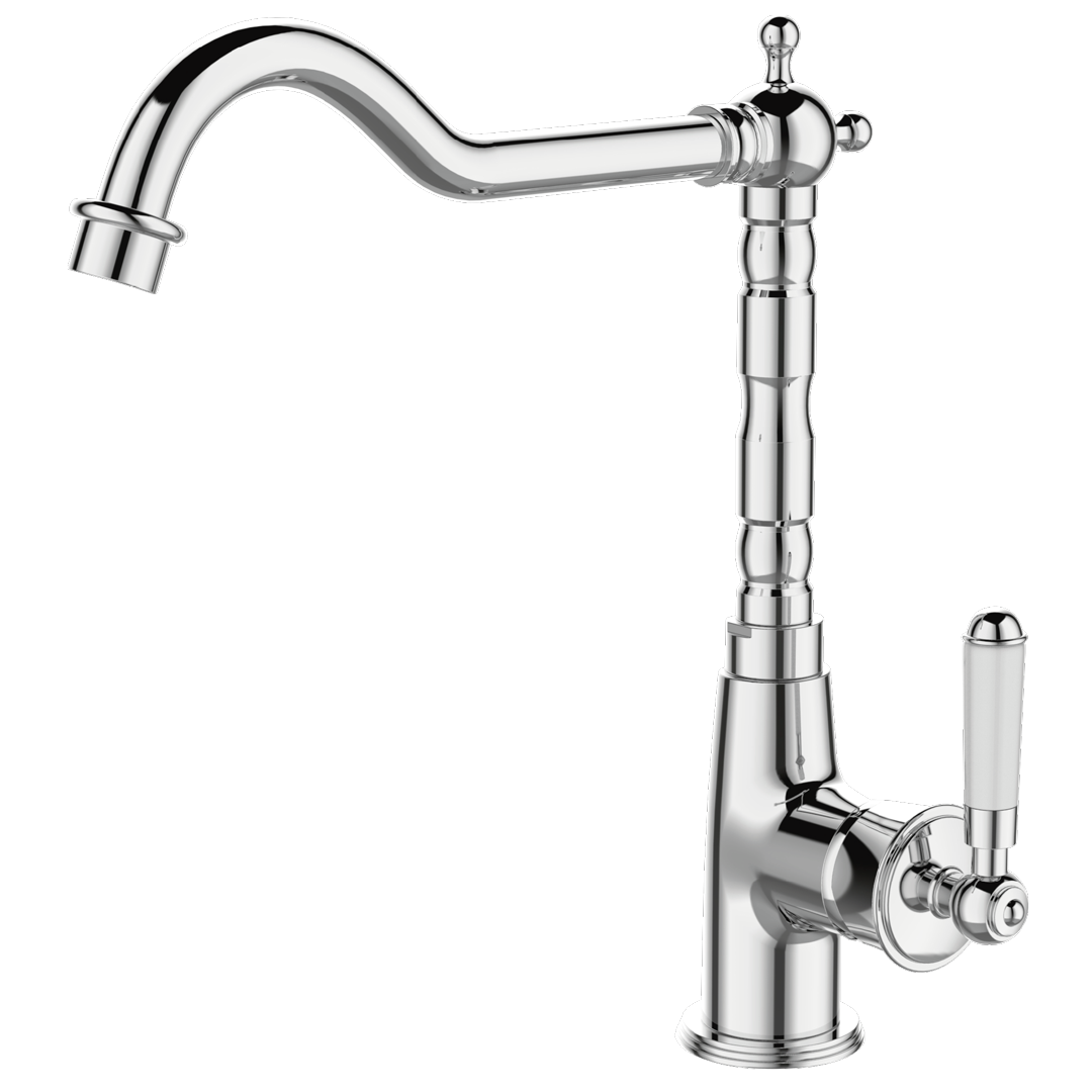 Leeds Bateria zlewozmywakowa retro chromowana