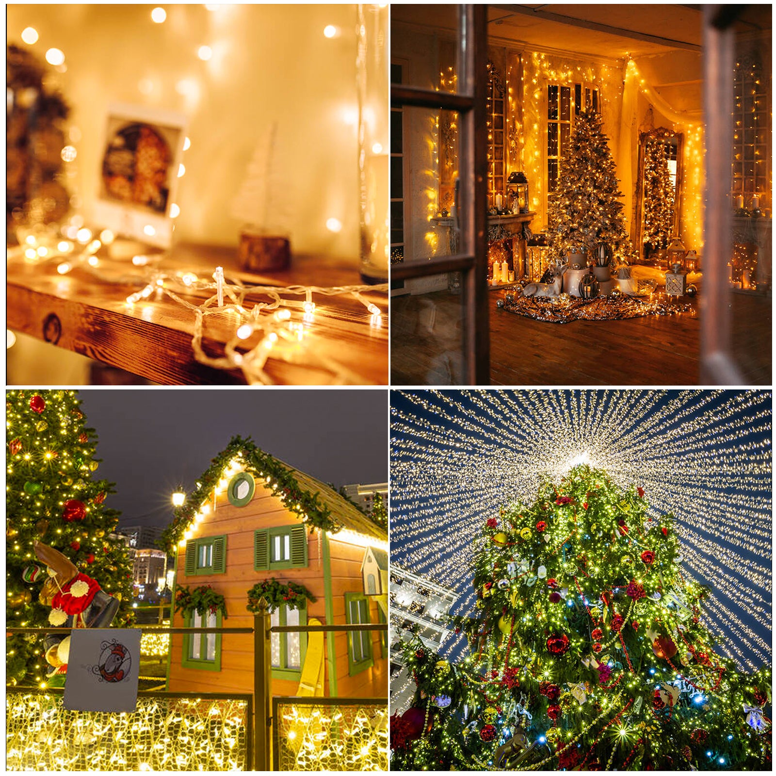 20M 200 LED Guirlande Lumineuse Extérieur Intérieur Carnaval Mariage Éclairage - IP44 Décoration de Noël pour Jardin anniversaire blanc chaud - 3