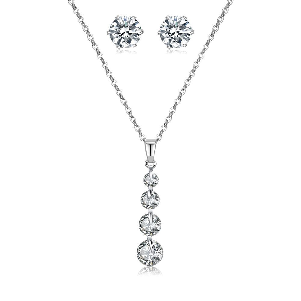 Yumilok Boucles D'oreilles Zircon Pour Femmes Et Filles, Boucle D'oreille En Argent 925, Clous
