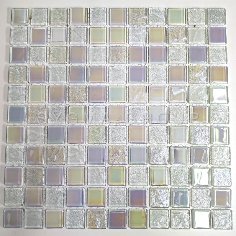 Mosaïque de Céramique Carrelage Kieselmosaik Blanc Mat Sol Mur Miroir Mosaïque de Céramique Carrelage Kieselmosaik Blanc Mat Sol Mur Miroir