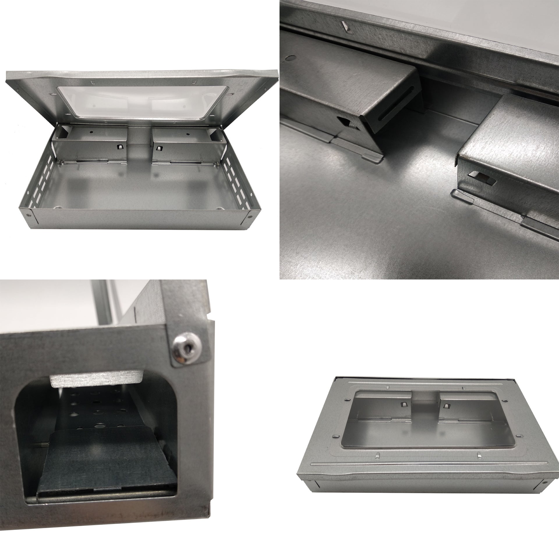 Armadilha de rato humana multi captura, captura e liberação de ratoeira ao vivo, armadilha de rato superior transparente para interior e exterior - 5