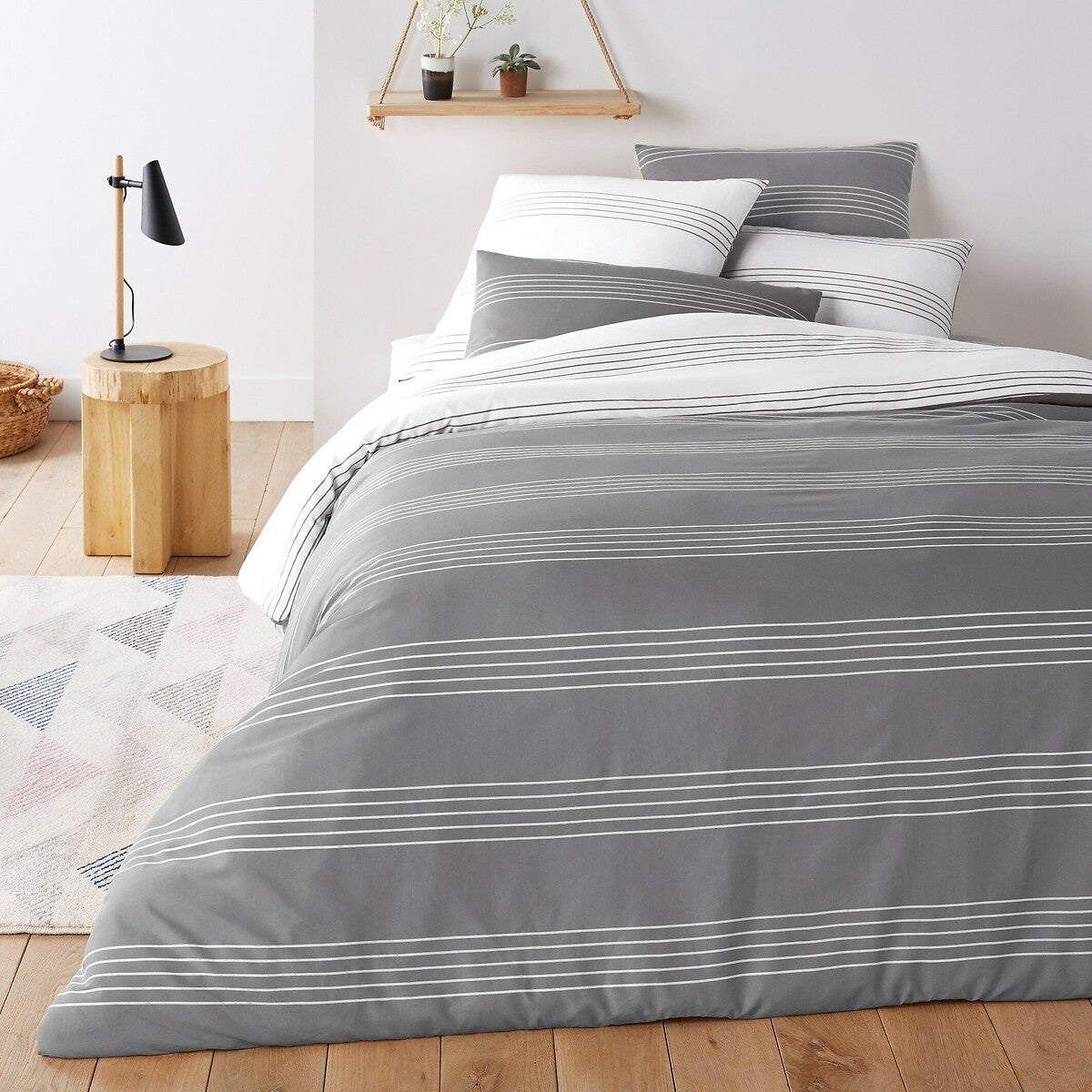 Housse Couette Grise