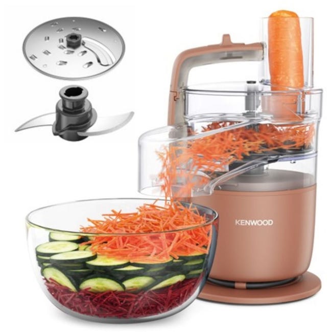 Kenwood MultiPro Go Robot Da Cucina - 650W, Ciotola 1.3L, Tritura, Affetta, Grattugia, Impasta, Compatto - Foto 2