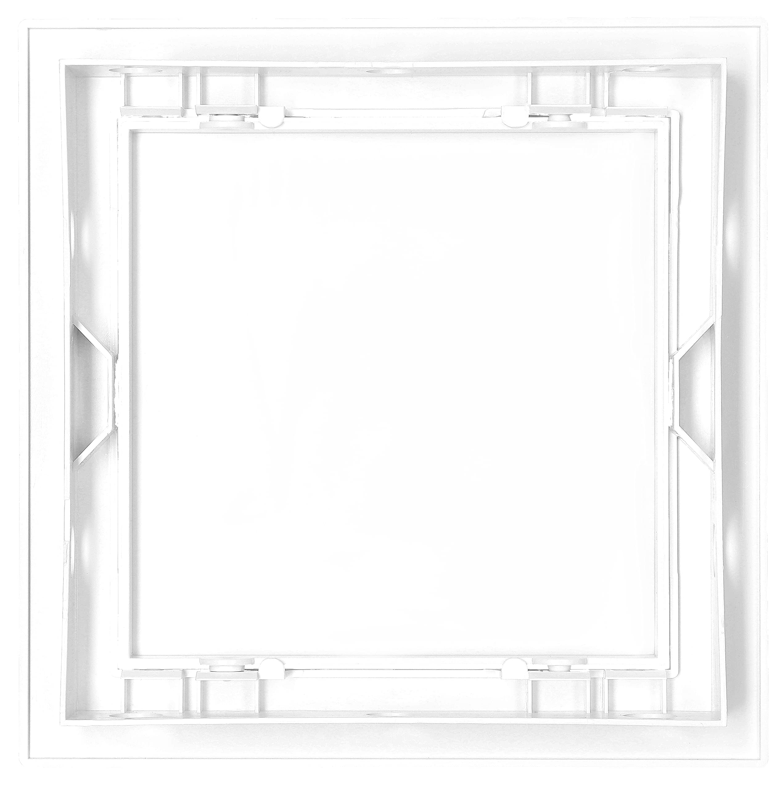 Trappe de Visite 15x15 cm - Plastique Blanc - Trappe d'Inspection pour Placo - Plafond - Comble - KOTARBAU - 4