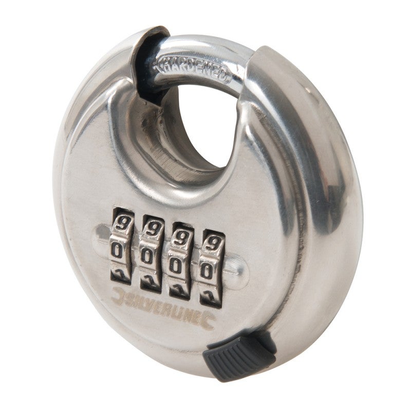 Cadenas Aluminium à combinaison 4 chiffres - Yale - anse acier 38 mm Cadenas Aluminium à combinaison 4 chiffres - Yale - anse acier 38 mm