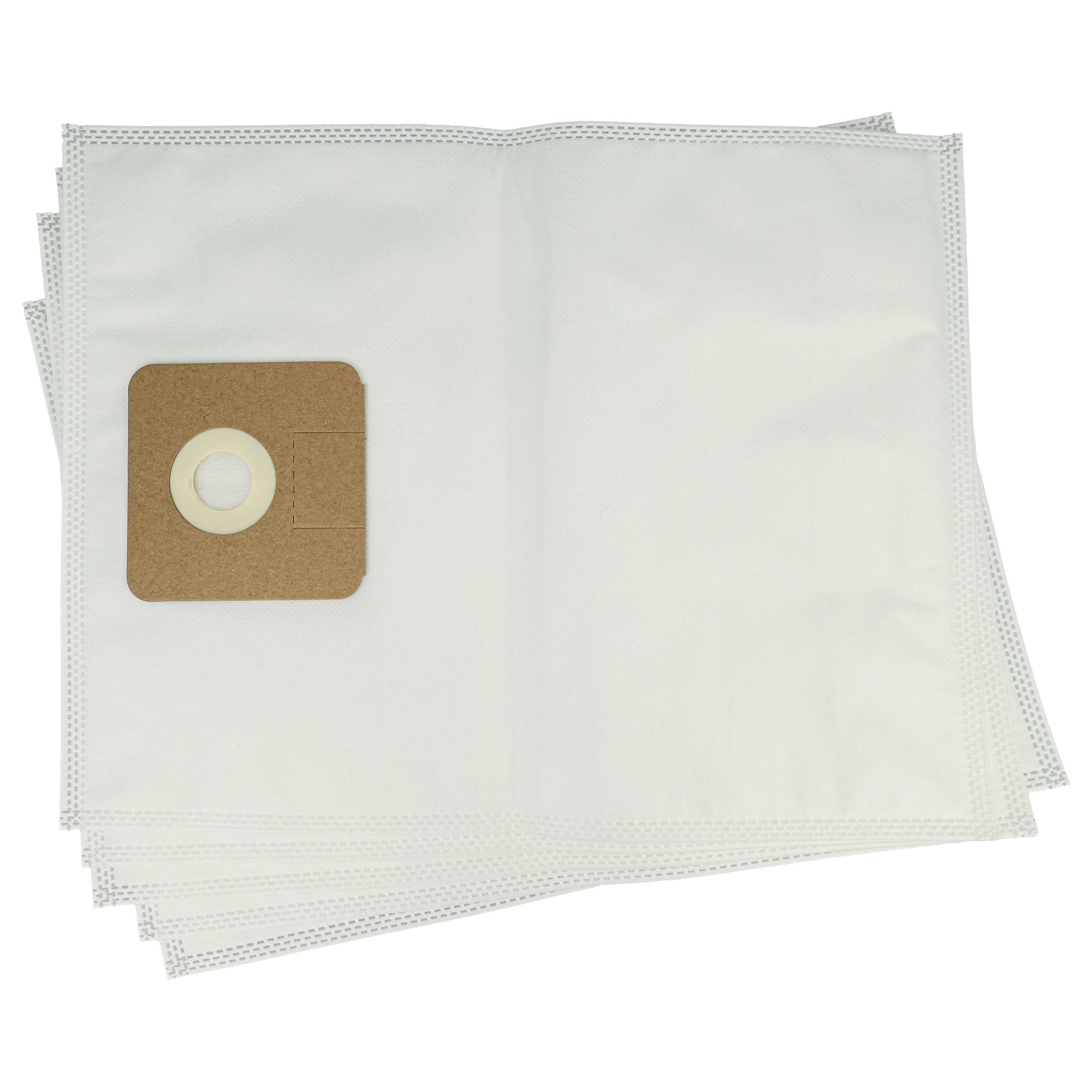 Vhbw 5 Bolsas De Microfibra Para Aspiradora Compatibles Con De Sina BSS 1601 E Y Más, Filtro De Vellón De 31,5 X 30 Cm (Blanco)