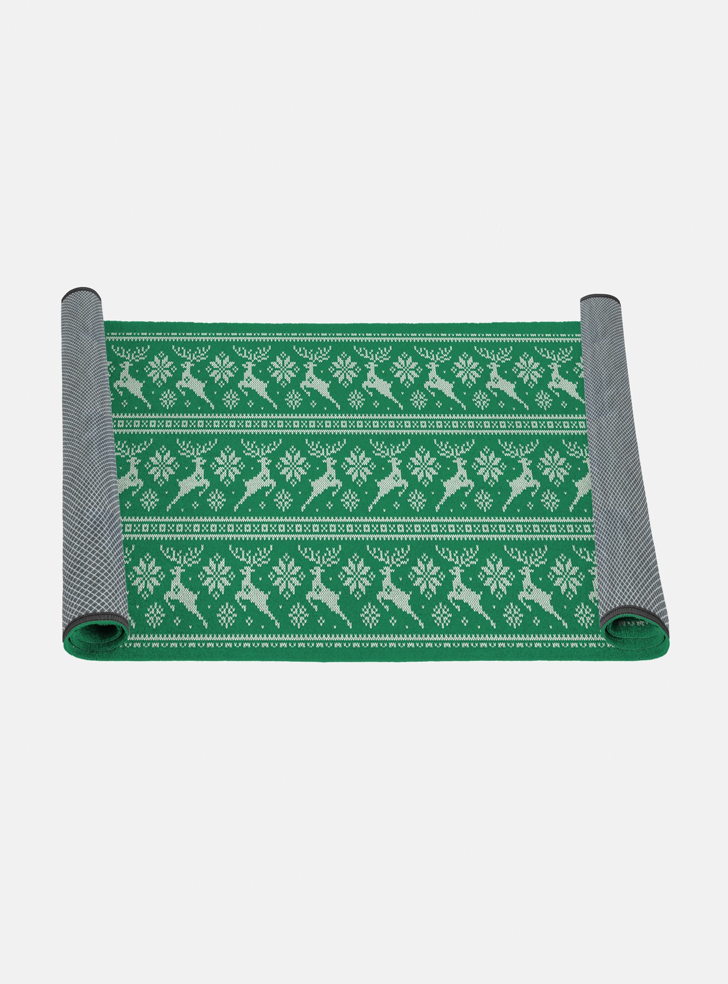 Camino de cocina, 100% made in italy, alfombra antimanchas con impresión digital, camino antideslizante y lavable, modelo navidad - carlota, cm 100x52