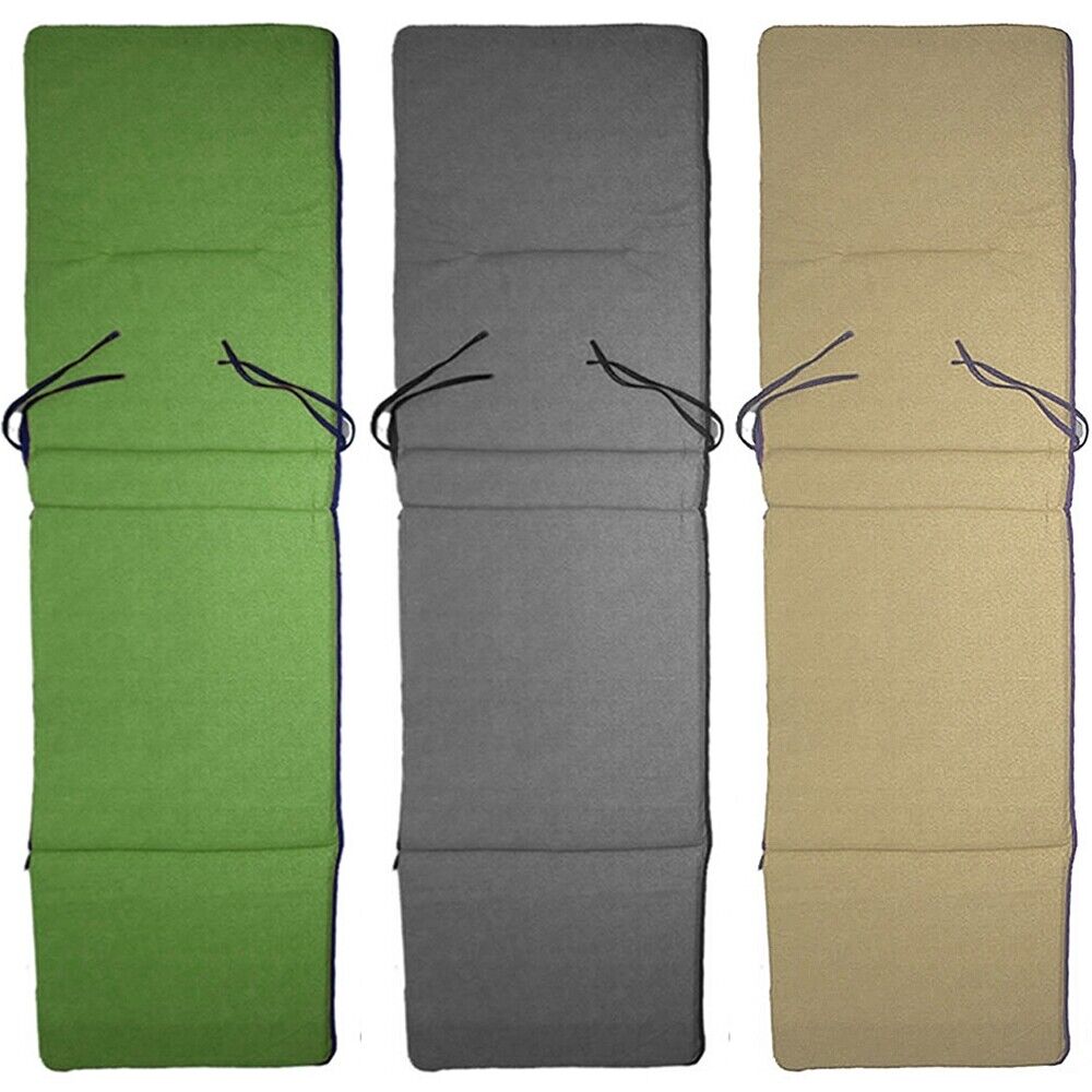 Cuscino imbottito verde copri sdraio stuoia mare per lettino