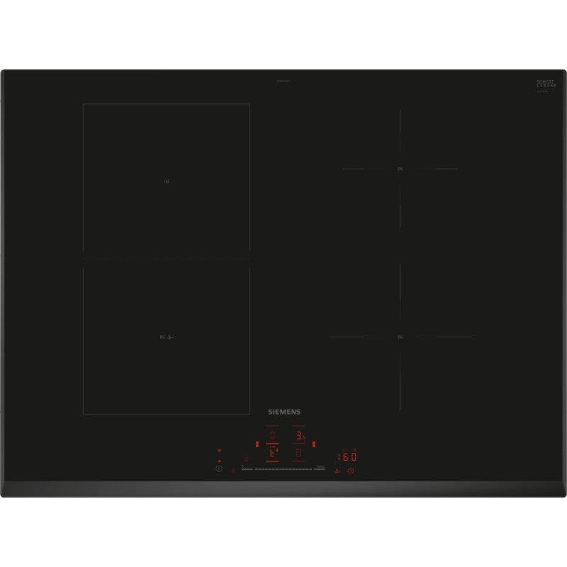 Siemens Induccion Ed751hsc1e, 70 Cm., 4 Negro/Gris , Leroy Merlin