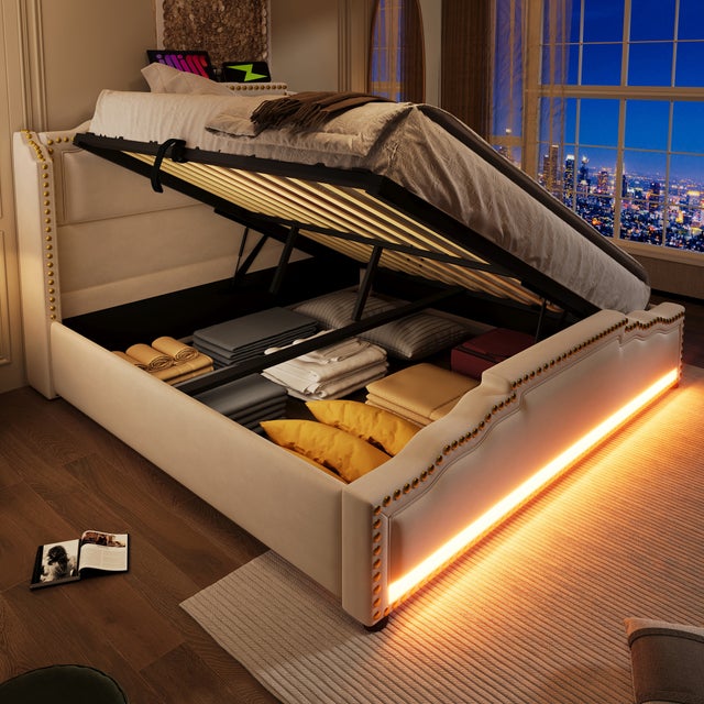 Camas con luz led de 120x200 cm: compra online | Leroy Merlin
