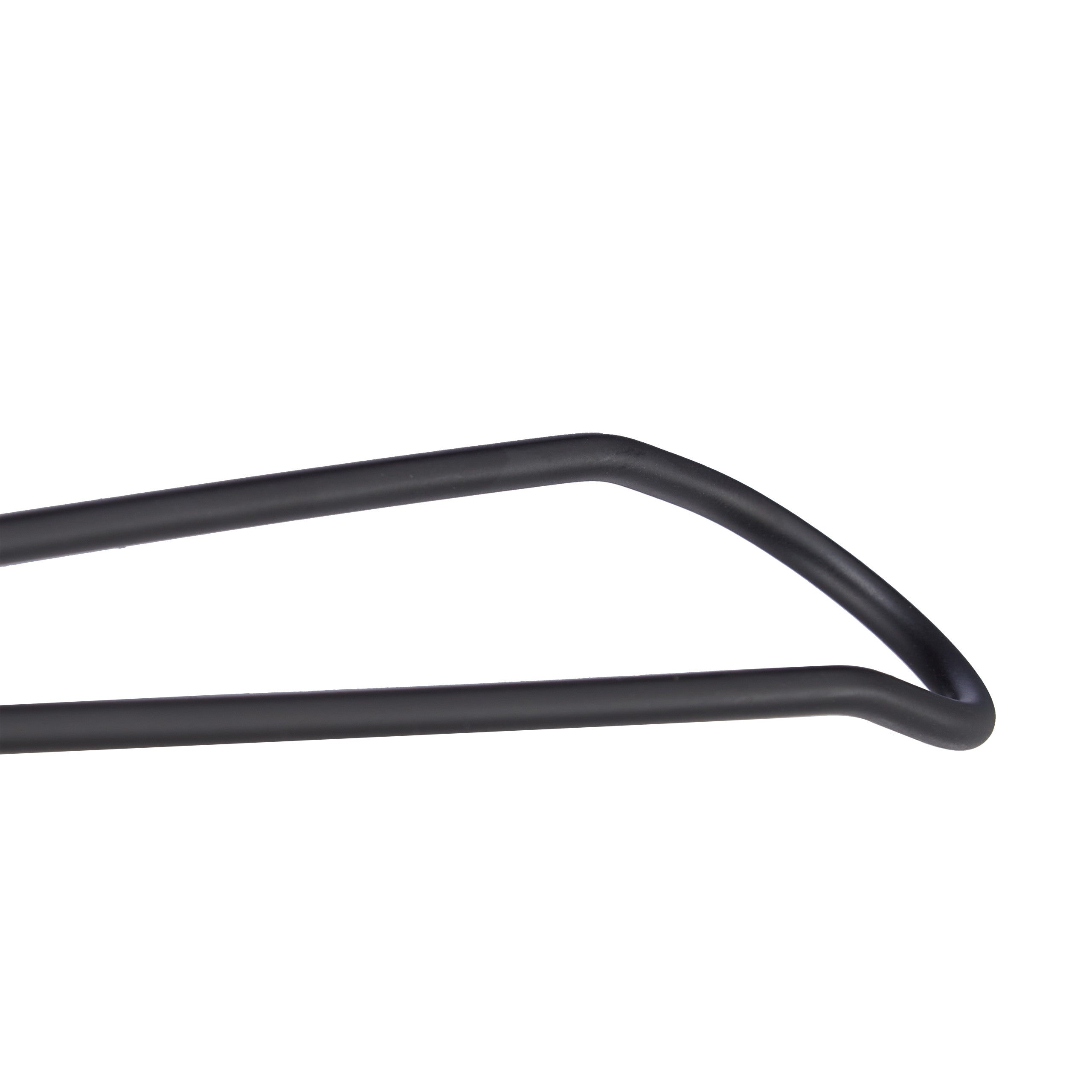 Cintres, jeu de 36, pour chemises, vestons et blouses, design industriel, métal, large de 45 cm, noir - 6