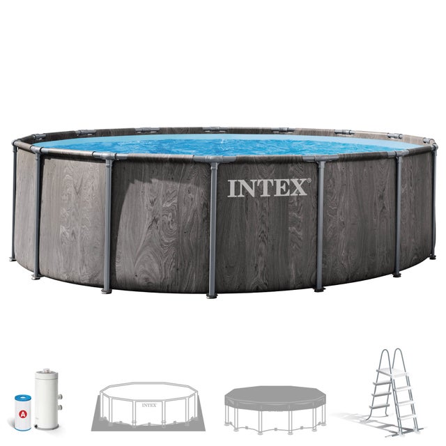Piscine tubulaire Baltik ronde 4,57 x 1,22 m - Intex