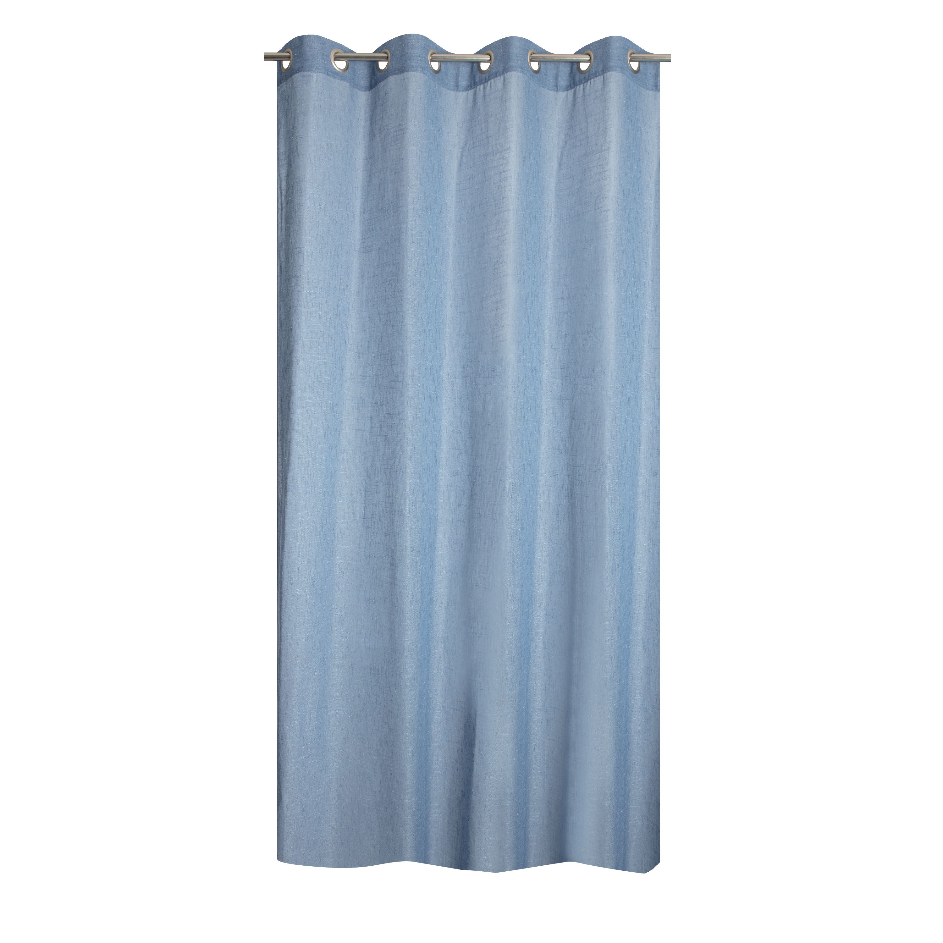 Półprzezroczysta firana Cambria, niebieska wys. 280 x szer. 140 cm INSPIRE