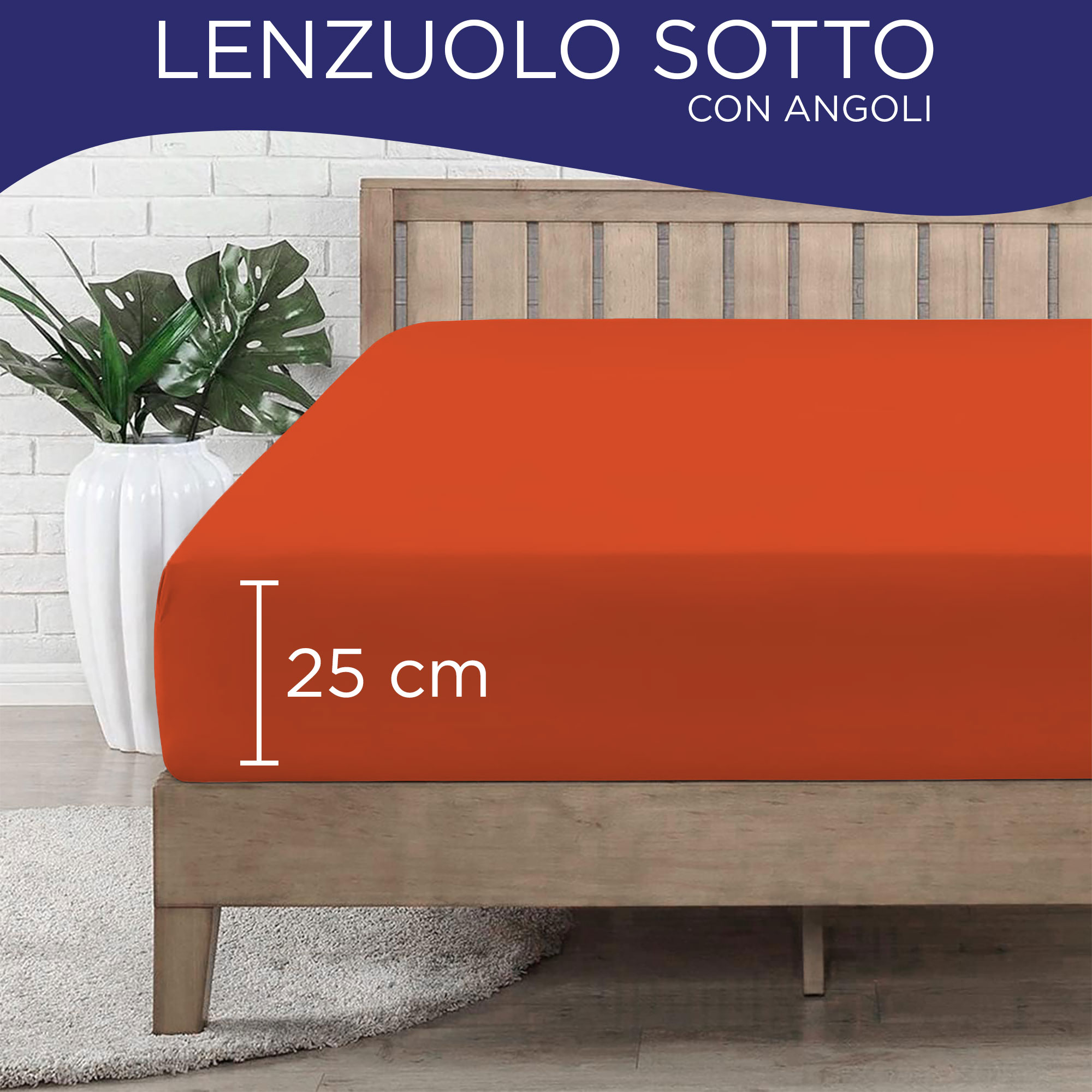 Lenzuolo Matrimoniale Bossi - Cotone, Azzurro Chiaro, 175x200 Cm