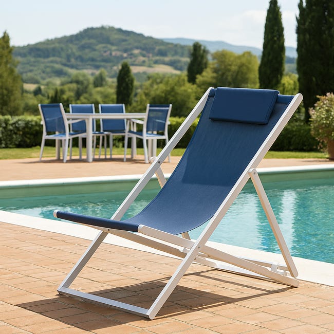 Leroy Merlin Sdraio Bianca Giardino Lettino Prendisole Sdraio