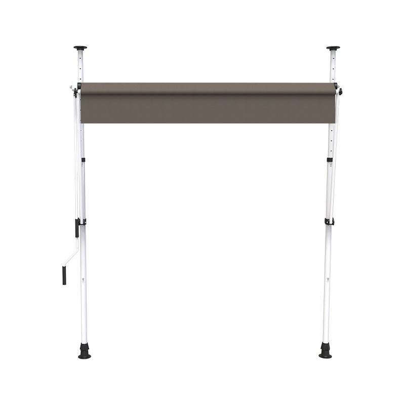 Store à projection autoportant sans perçage 300 x 150 cm - Terrasse ou balcon - Taupe - 6