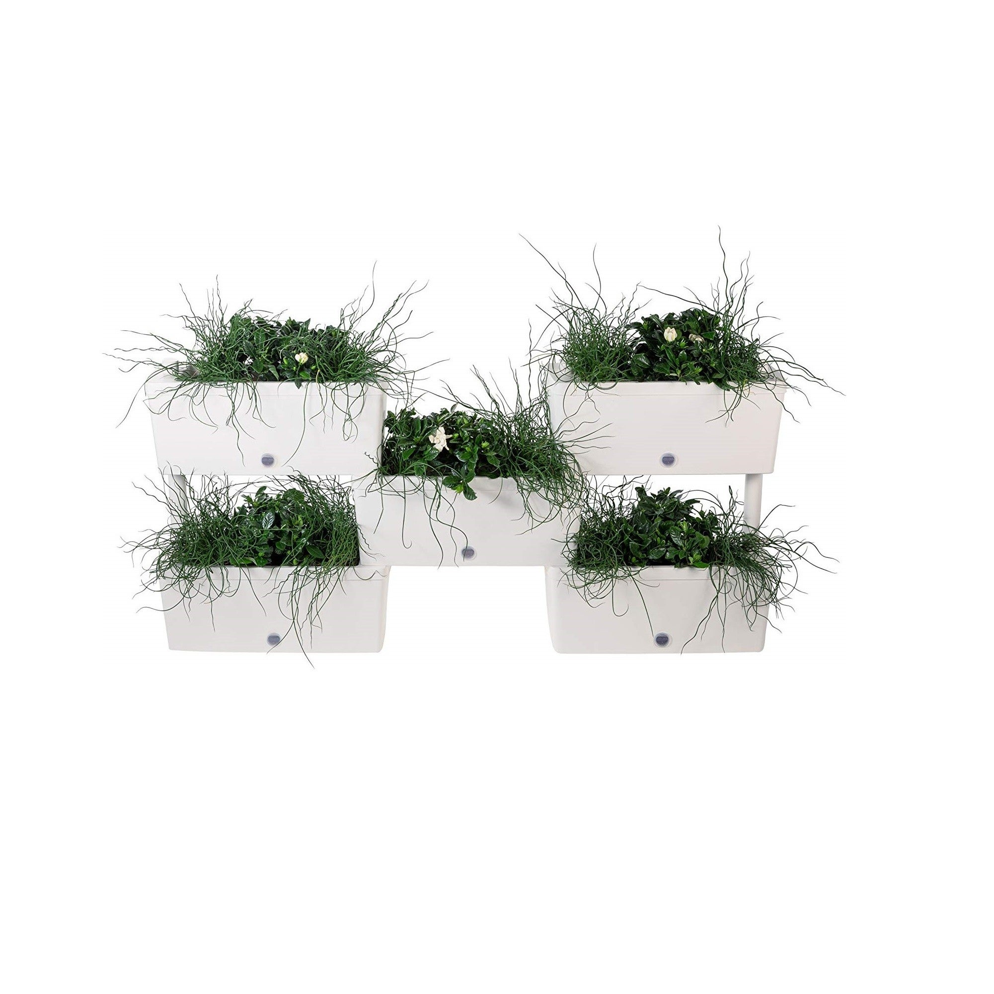 KIT JARDINIÈRE MODULAIRE 'BRIQUE' kit 5 pcs - couleur crème - 3