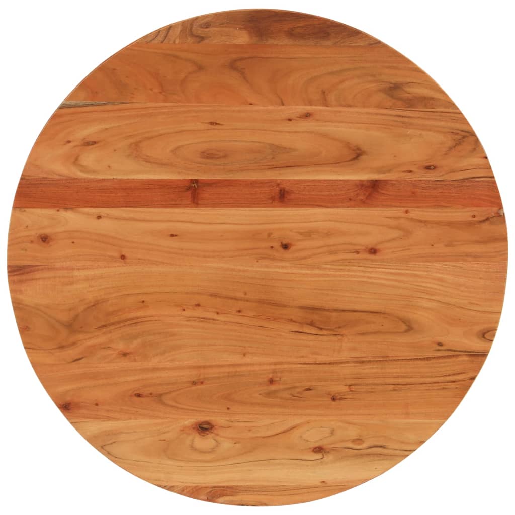 Tablero de mesa | tablero de escritorio| superficie de mesa redondo madera maciza de acacia ø80x2,5 cm cfw87701