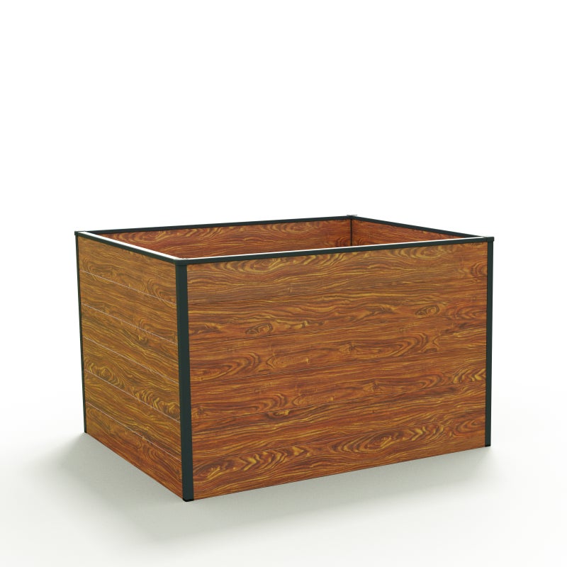 99 x 119 x 77 cm Grzadka podwyzszona, optyka drewna