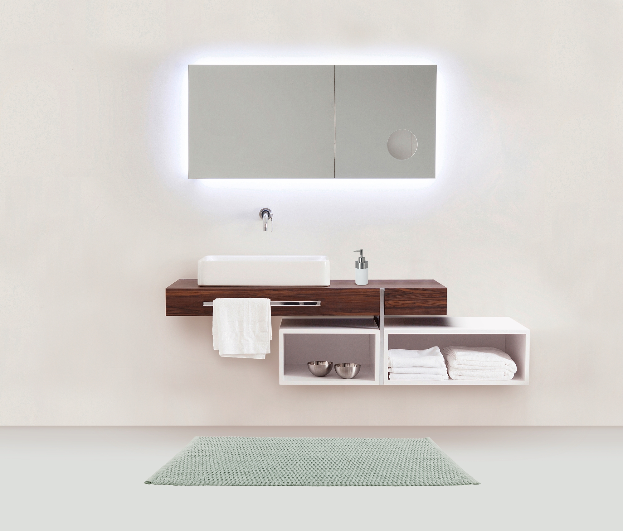 Tapis De Bain Mona Vert Clair - 2
