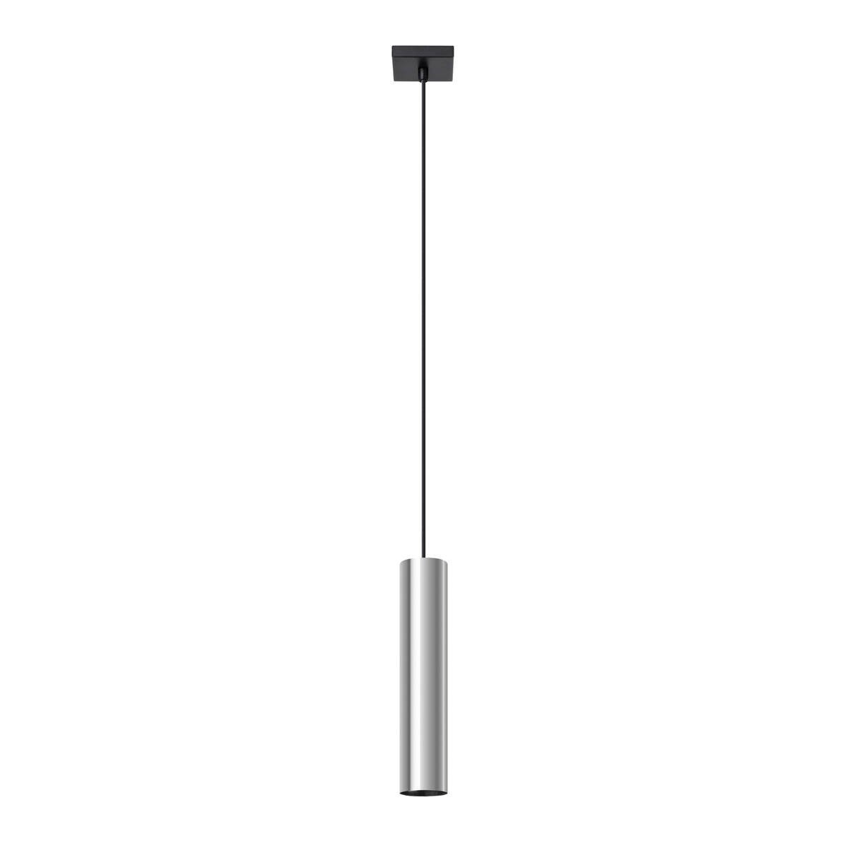 Lampa wisząca Lagos chromowana 1xGU10x10W tuba wym: 100 x 8 x 8 cm metal Sollux Lighting