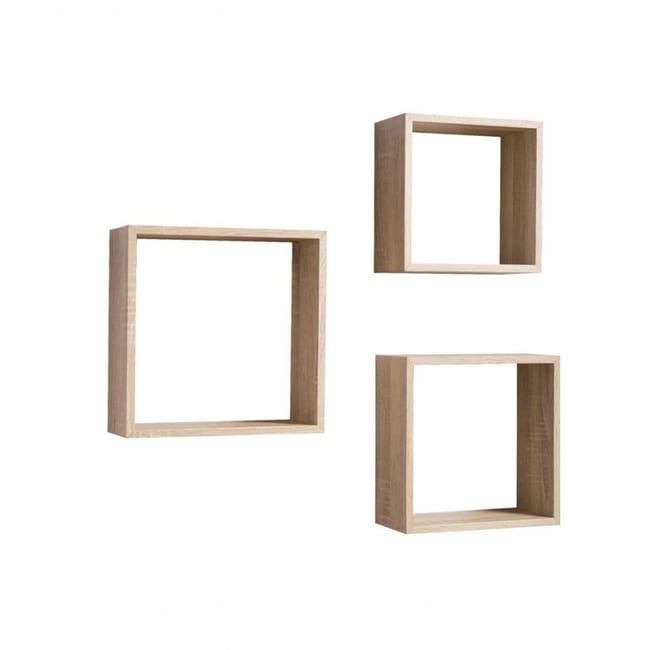 Set Di 3 Cubi Della Linea VITTORIA, Set Di 3 Mensole Da Muro Cubi Arredo Mensole Cubo Cubi Da Parete Lxaxp 35x35x28 Cm Colore Grigio 87609171 Set Di 3 Cubi Della Linea VITTORIA, Set Di 3 Mensole Da Muro Cubi Arredo Mensole Cubo Cubi Da Parete Lxaxp 35x35x28 Cm Colore Grigio 87609171
