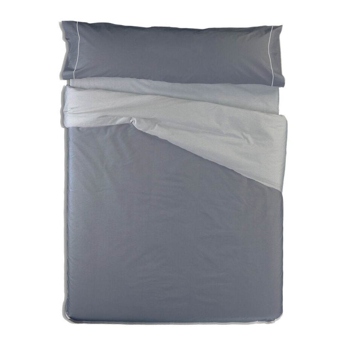 Juego de funda nórdica hosteline vegas gris cama de 135 2 piezas