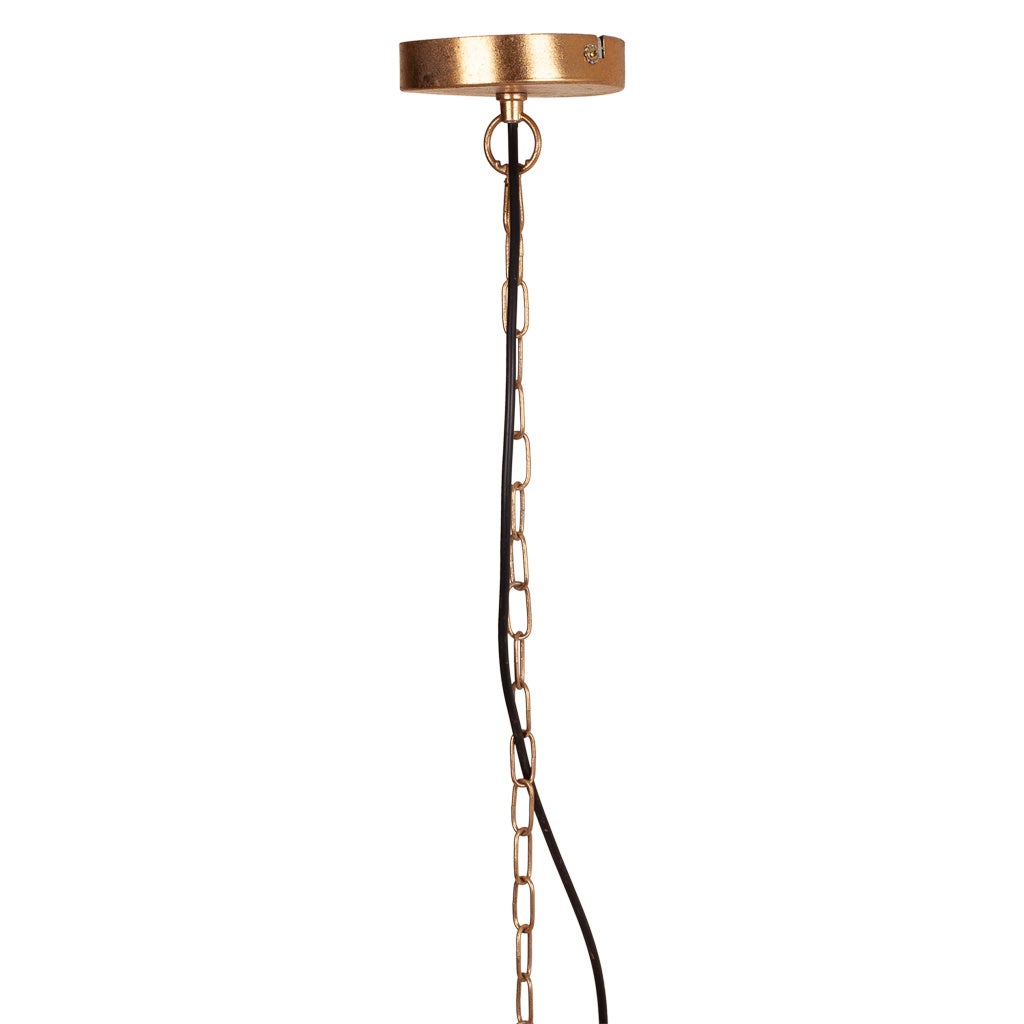 Lampe de plafond en métal doré 41x40x46.5/102h - 2