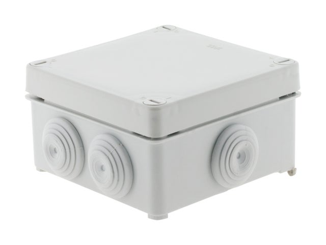 Boite de dérivation étanche IP55 carrée 100x100x50mm - Zenitech