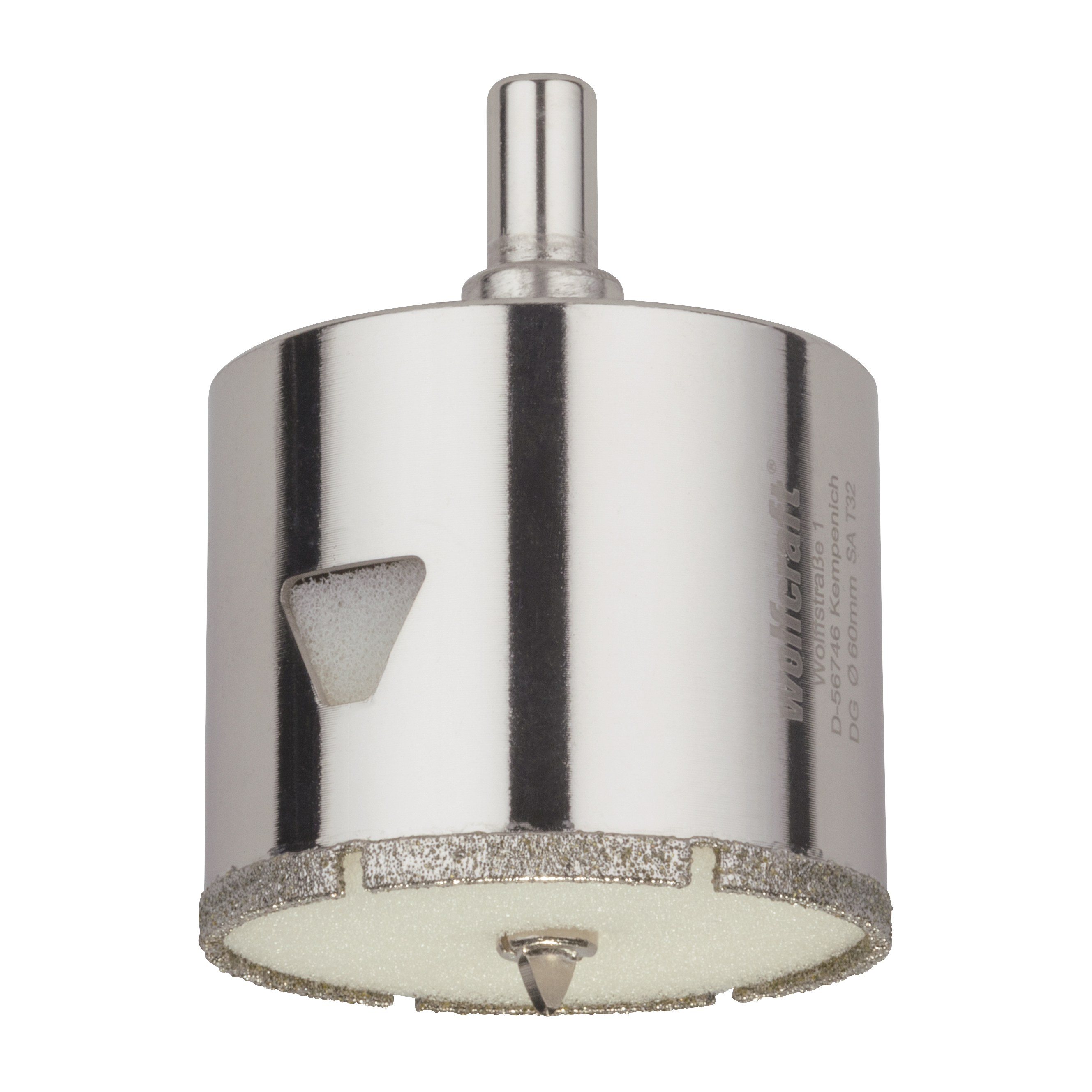 Trépan Diamant Wolfcraft Ceramic Ø54 Mm M14 - Perceuse Carrelage Grès Cérame Granit Sans Effort