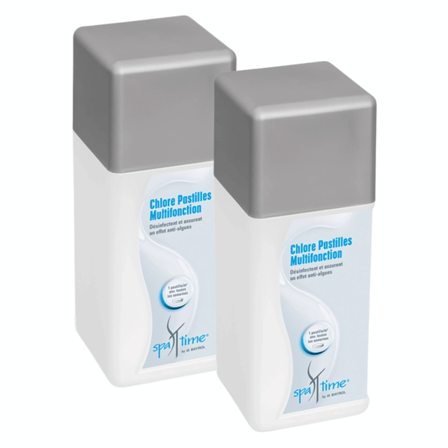 Pack de 2 Chlore pastilles multifonction SpaTime Bayrol