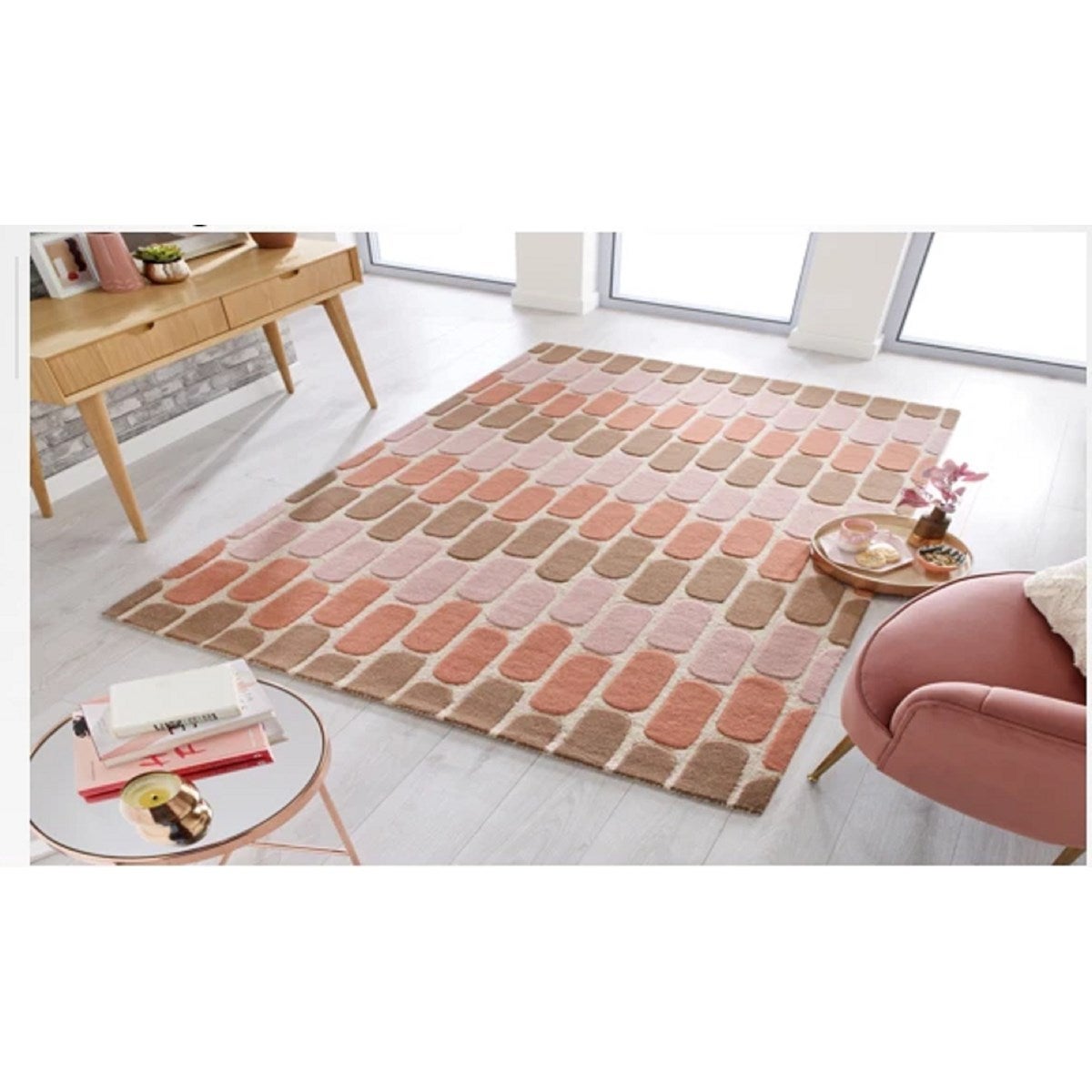 Tapis de salon moderne pure laine RELIC 200x290 cm - 2