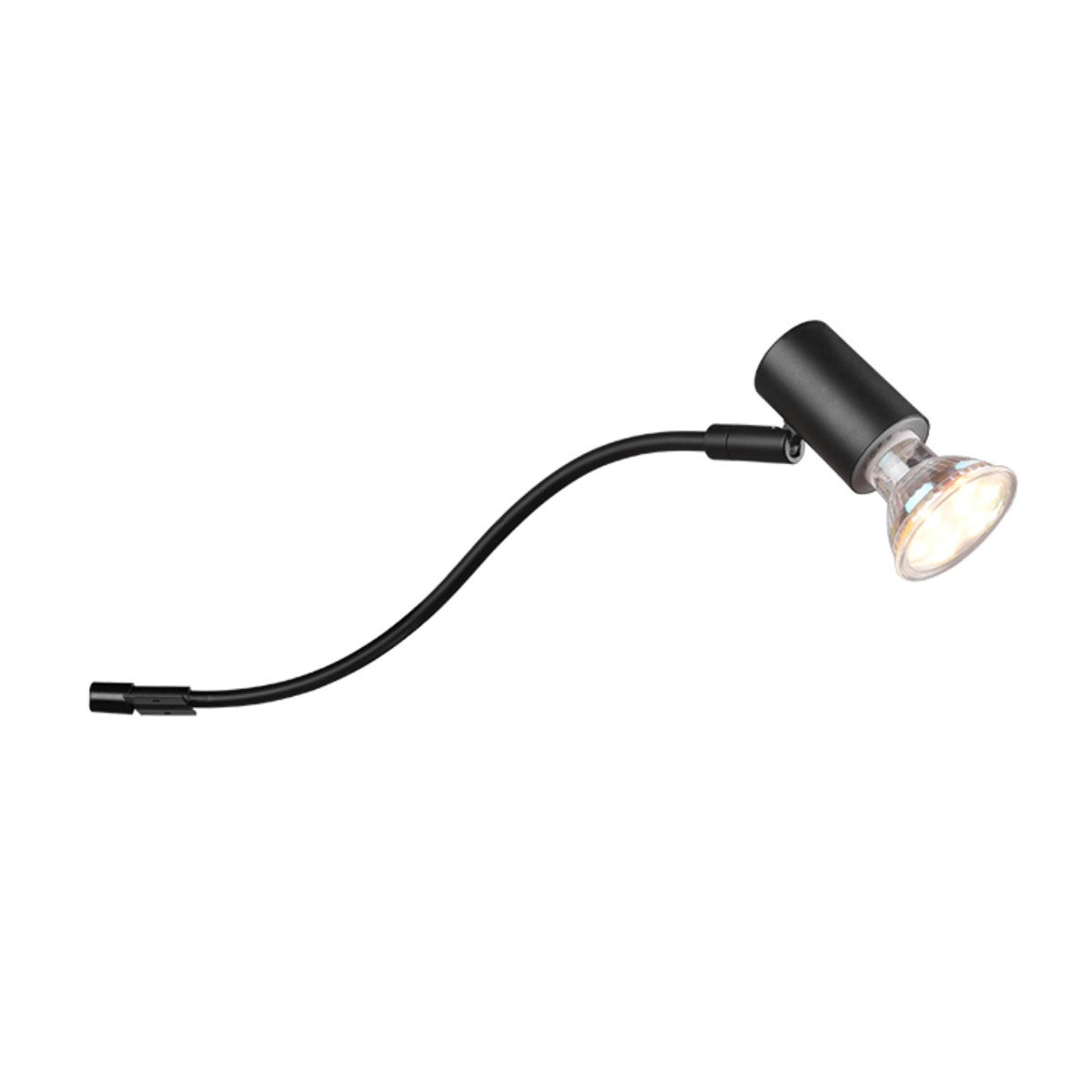 Kinkiet ścienny Giada czarny 1xGU10x5W do łazienki wym: 11,4 x 5,4 x 34,3 cm metal IP44 Trio