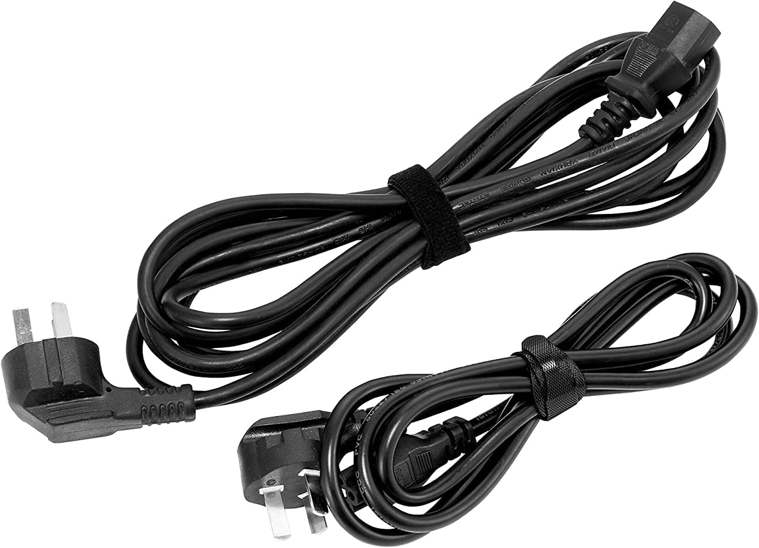 Fascette In Velcro Professionali 600x38mm (10 Pezzi) Colore Nero/blu: Per Tenere In Ordine Cavi E Prolunghe. Riutilizzabili, Con Occhiello In Metallo, L'ideale Per Ufficio, Casa O Eventi. - 3