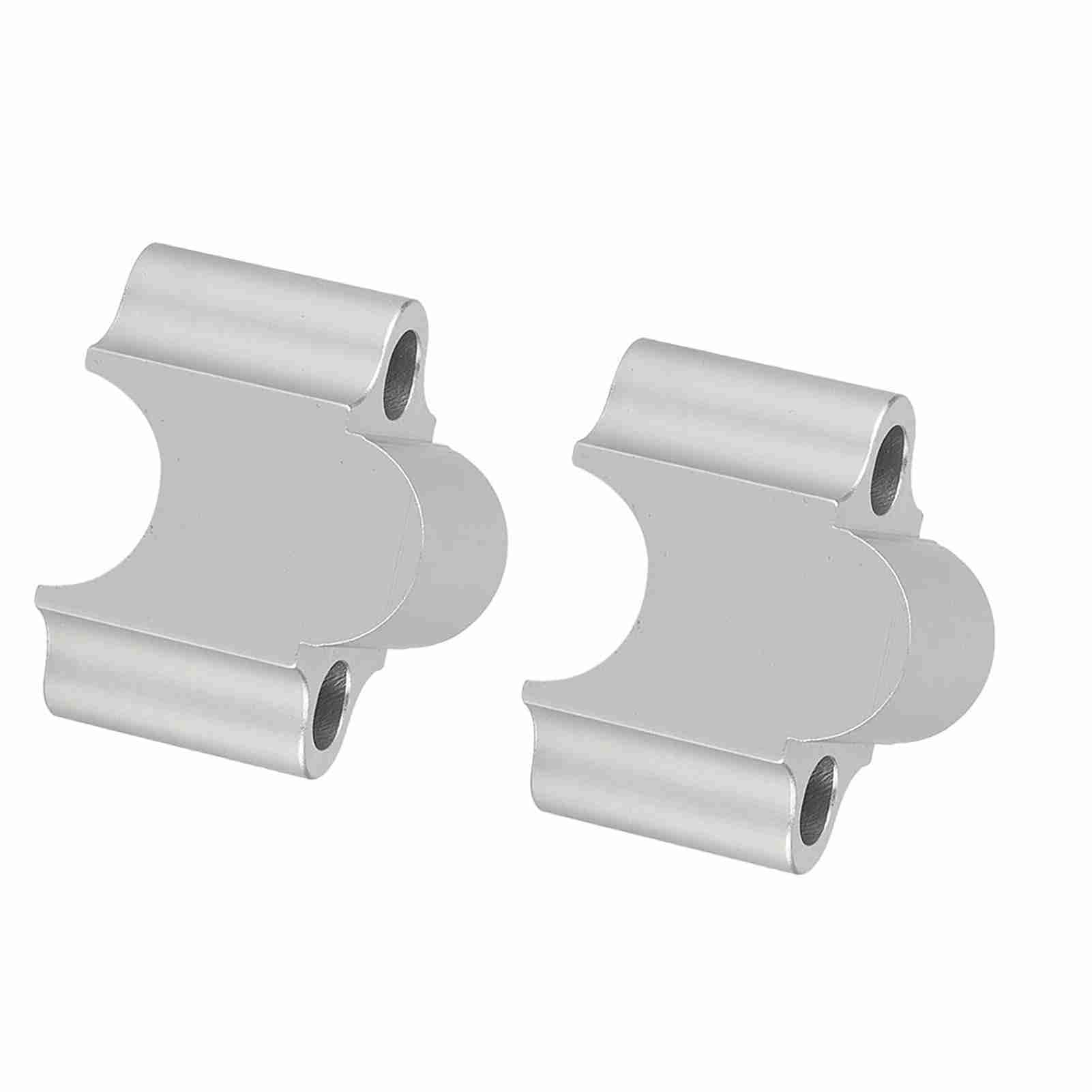 Riser Per Manubrio Moto - In Lega Alluminio, Altezza 30mm, Per Manubri 7/8'', Nero