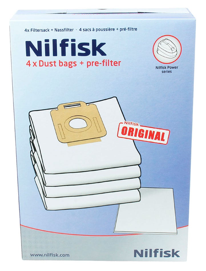 Sac d'aspirateur 4pcs Nilfisk select -power-classic 128389187 - 3