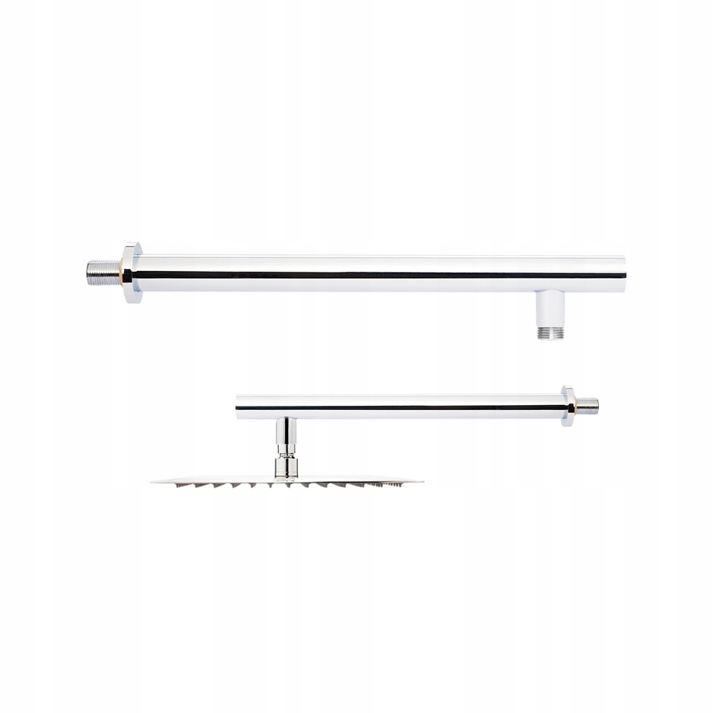 25CM METALOWA OKRĄGŁA OWALNA DESZCZOWNICA ULTRA SLIM CIENKA 2MM STALOWA 25x25 cm - 5