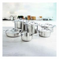 Quid Memory Casserole 18cm - Acier émaillé Blanc, Capacité 200cl Quid Memory Casserole 18cm - Acier émaillé Blanc, Capacité 200cl