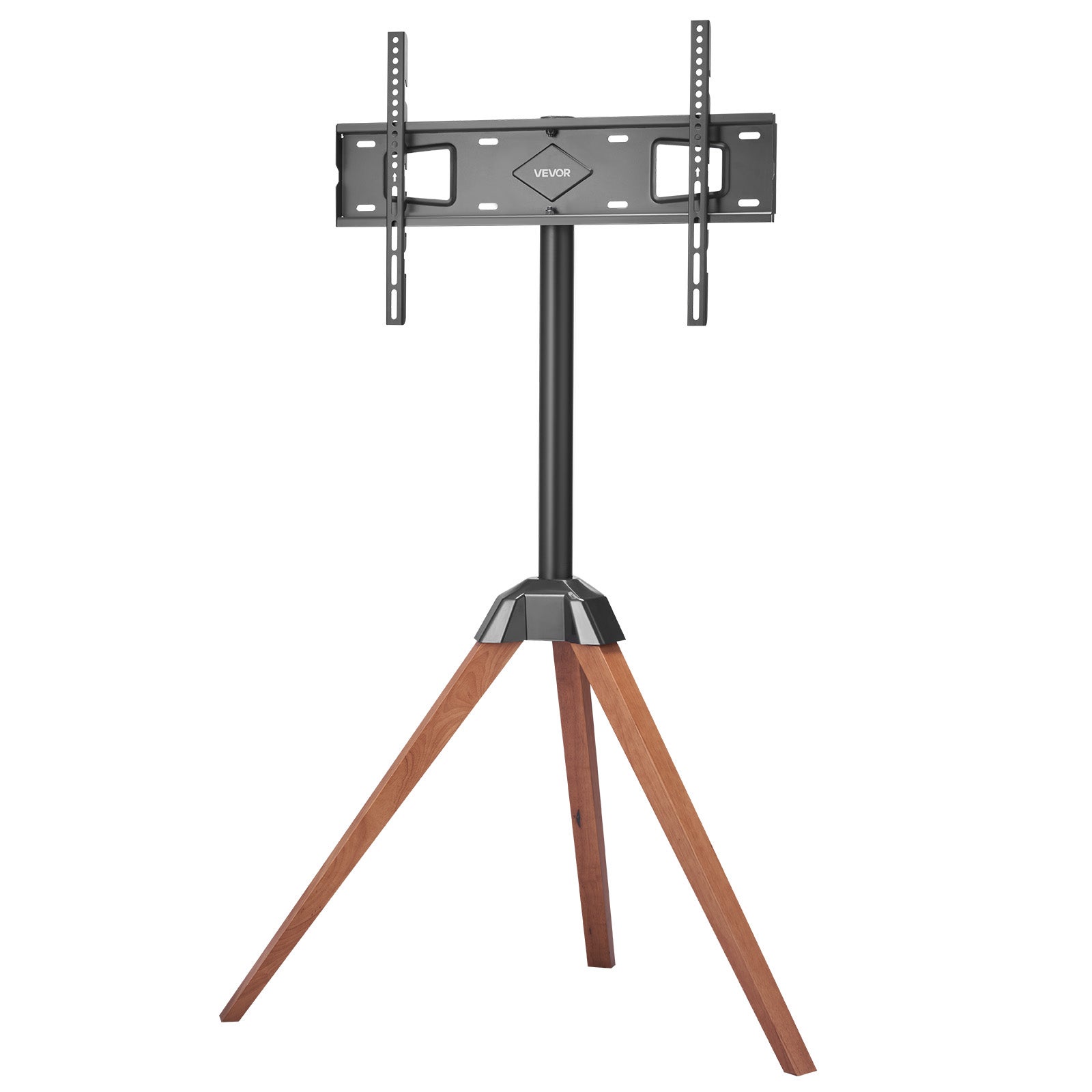 Support TV trépied,VEVOR pour écrans plats/incurvés 40 à 65 pouces,support portable,capacité de charge 45 kg,pour chambre,studio,salon - 9