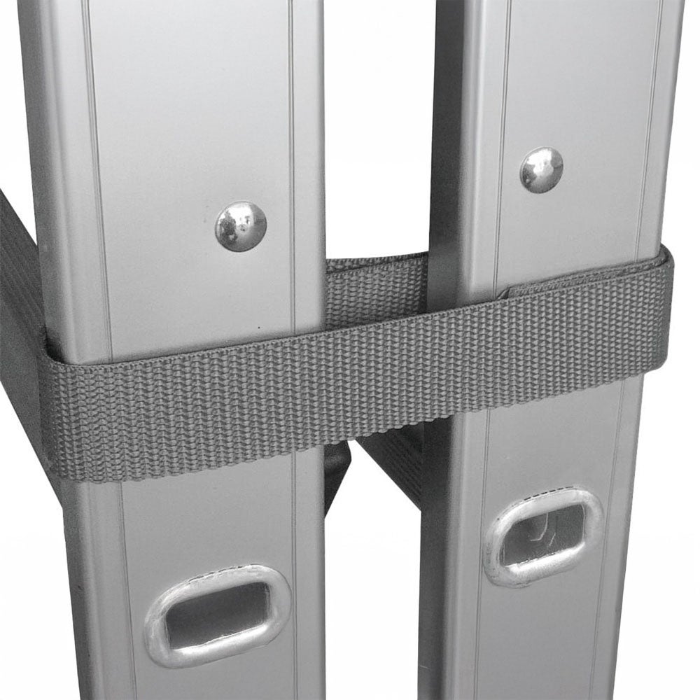 Echafaudage roulant pliable - jusqu'à 3 m de hauteur de travail - Planche en bois - Travaux domestique intérieur et extérieur - 5