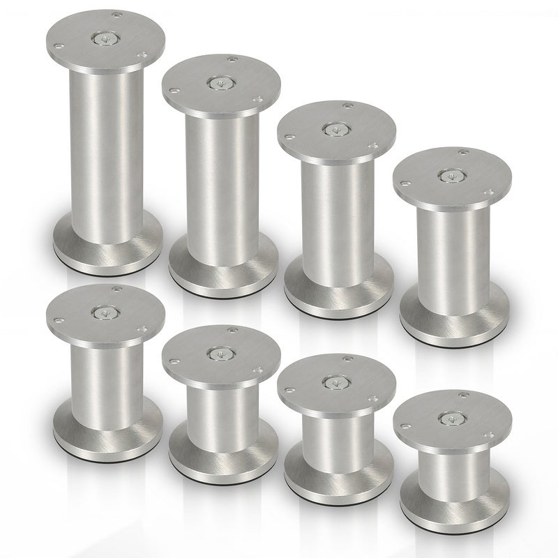 100MM DIA 10MM épaisseur disque aluminium fil M10 Matèriau table verre